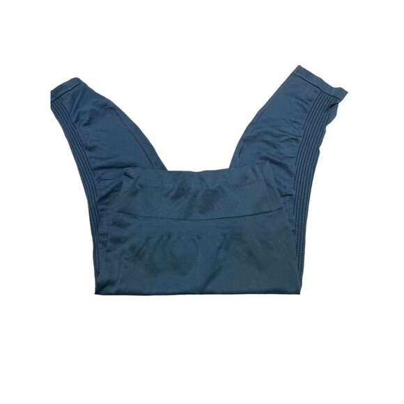 Athleta Women's Wide Band High Waist Nylon Tights Blue Size L - Picture 2 of 4